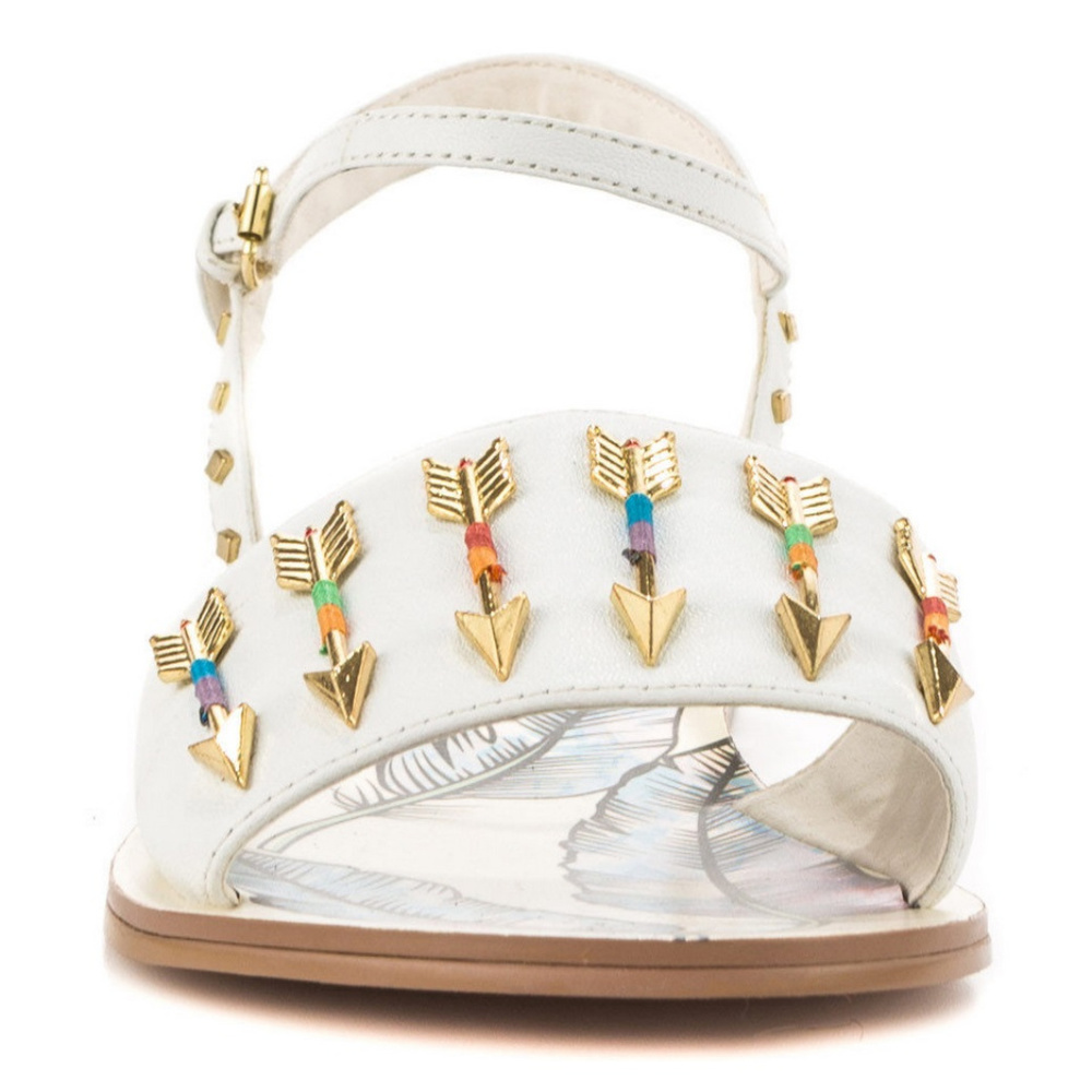 ♡ Taylor Says ♡ Talulah Leather Boho Flat Sandals - Picture 5 of 7